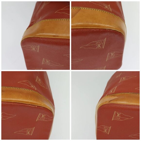 LOUIS VUITTON LV CUP Saint Tropez Shoulder Bag Red M80026 LV Auth BD1921 - Picture 15 of 16